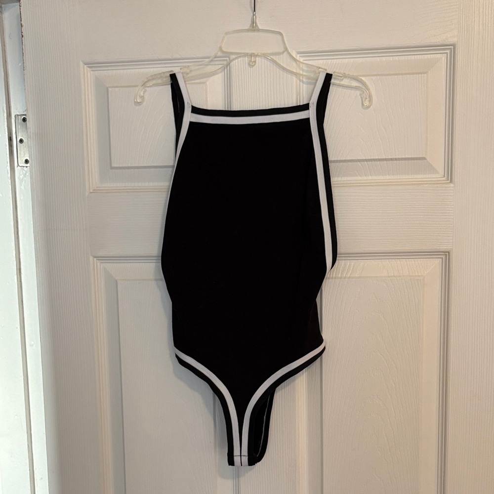 Superdown Black and White bodysuit